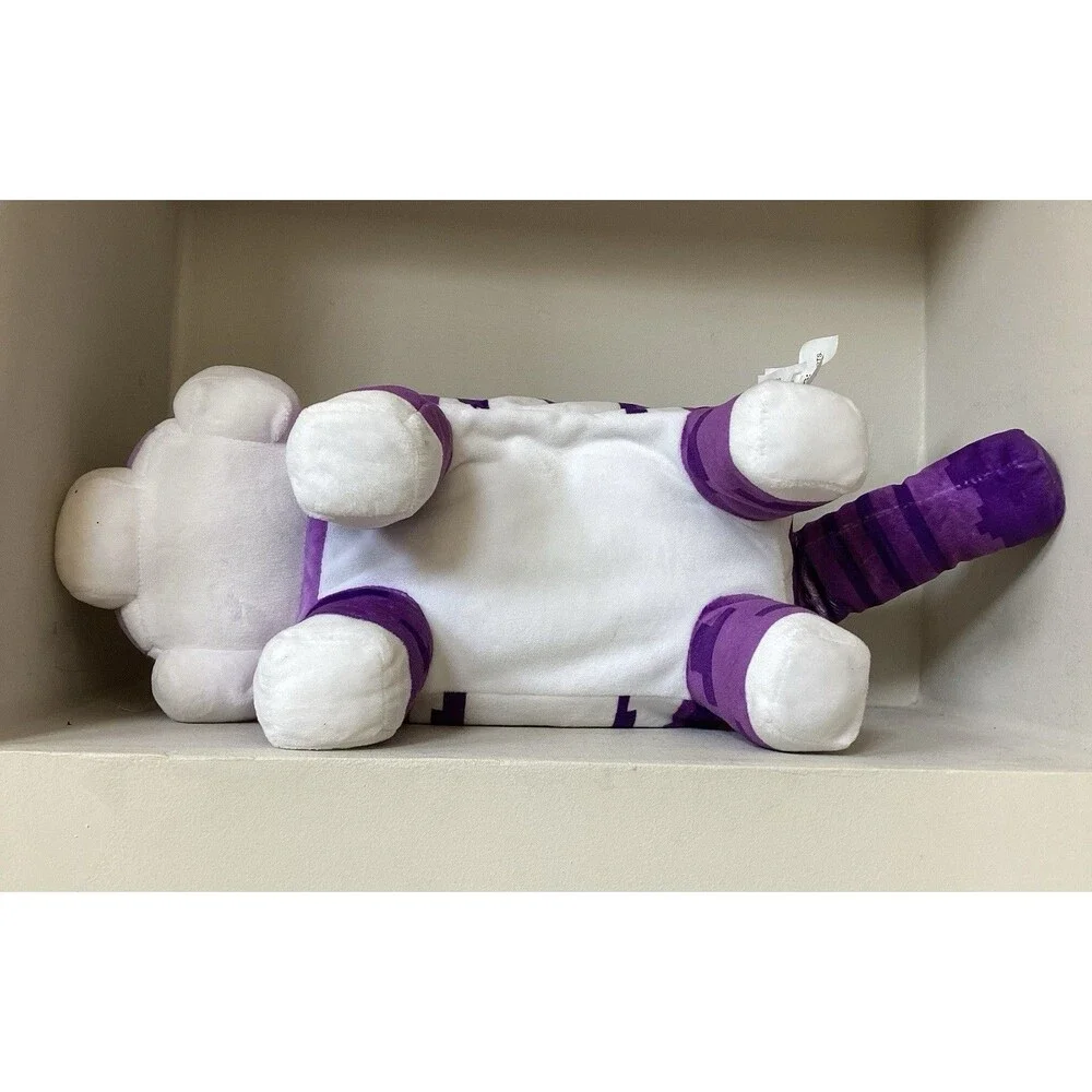 Minecraft Legends Purple Tiger Pillow Plush Buddy Mfg 22